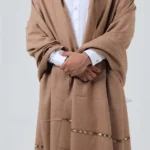 Swati Angora Camel Shawl